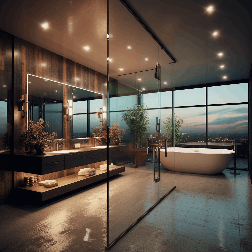 Glass Bathroom